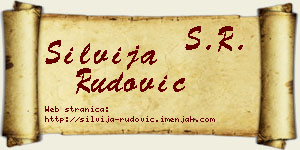 Silvija Rudović vizit kartica